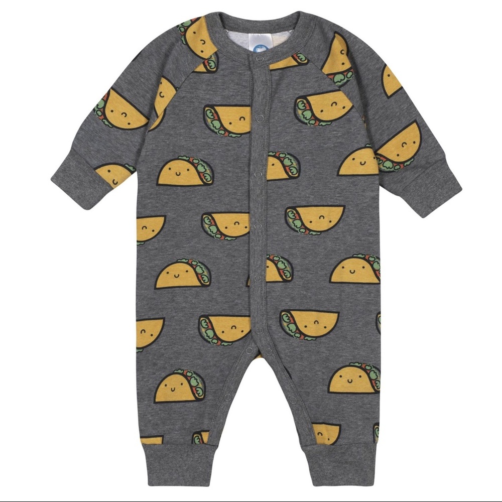 0-3 month taco sleep & play with hat